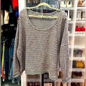 Free People stripe sweater